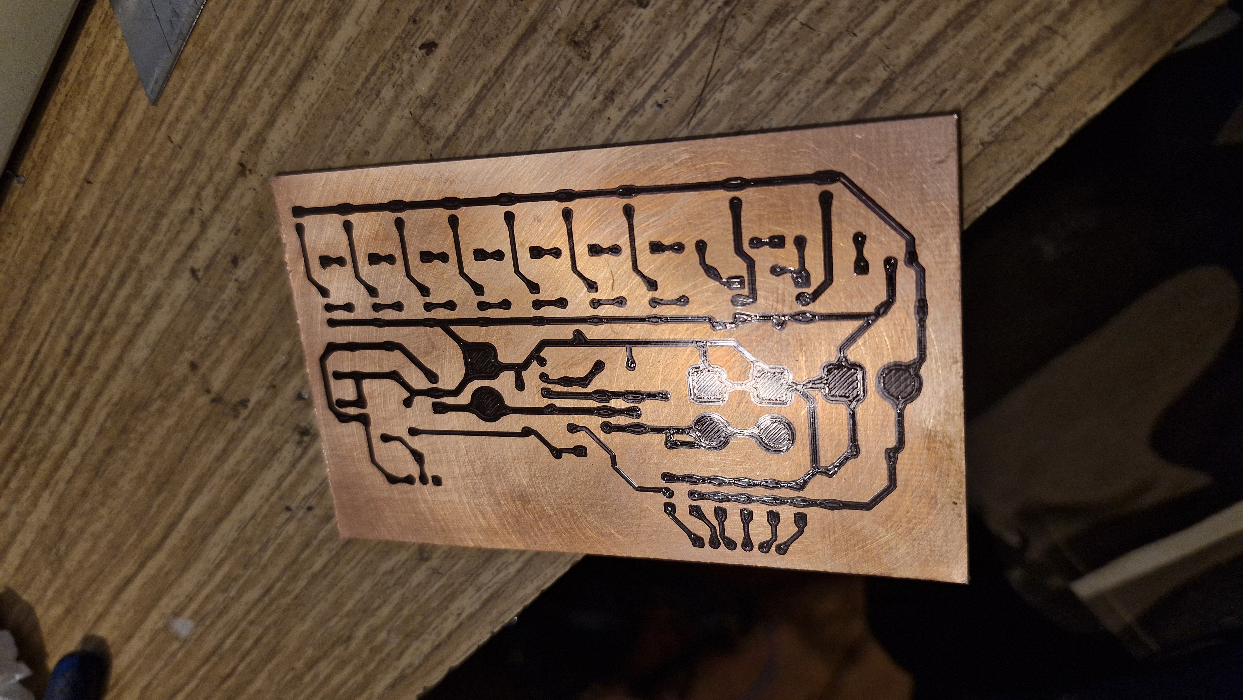 RX PCB v2 po plotteru